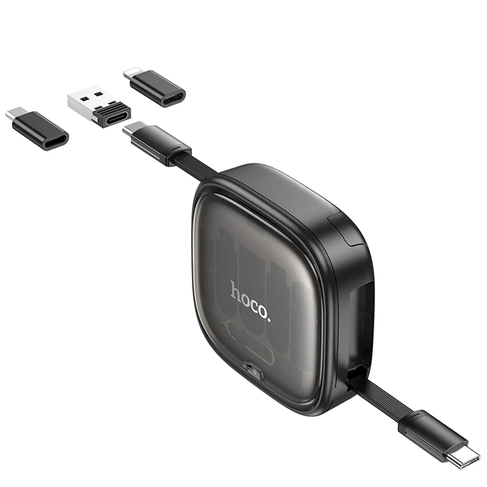 Дата кабель Hoco U140 with cable set 5in1 60W (0.95m), Black 3, купити оптом з доставкою