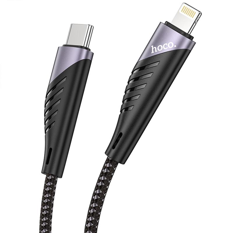 Дата кабель Hoco U95 Freeway 4in1 USB/Type-C to Type-C/Lightning 60W (1.2m) на малюнкі №4