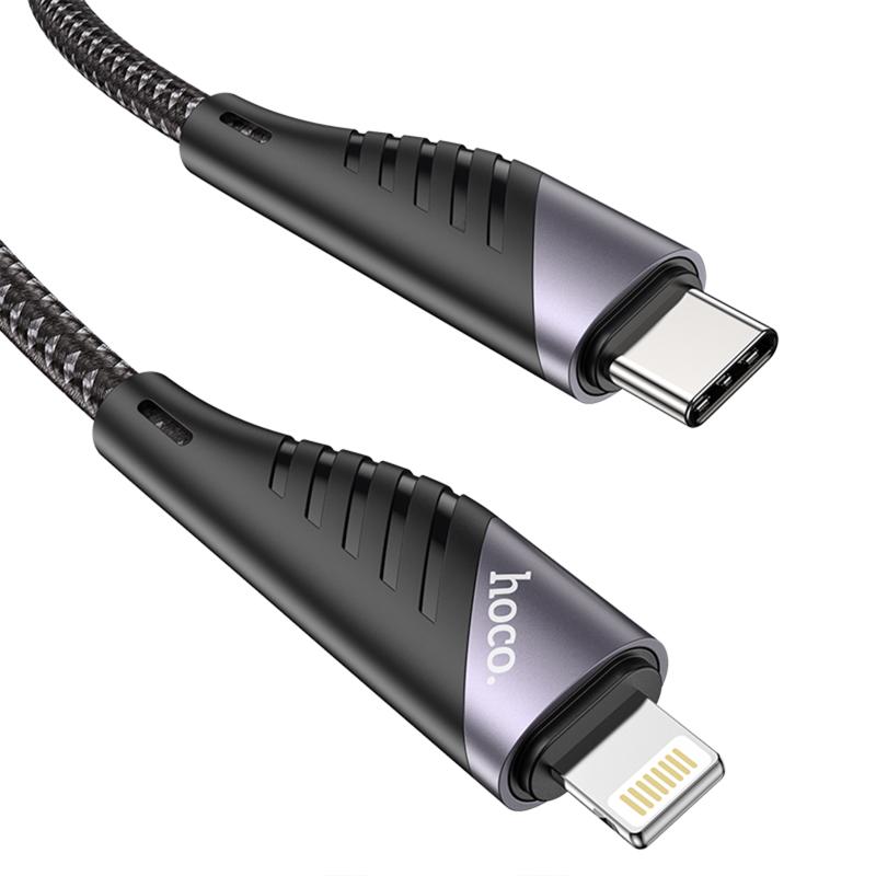 Дата кабель Hoco U95 Freeway 4in1 USB/Type-C to Type-C/Lightning 60W (1.2m) на малюнкі №5
