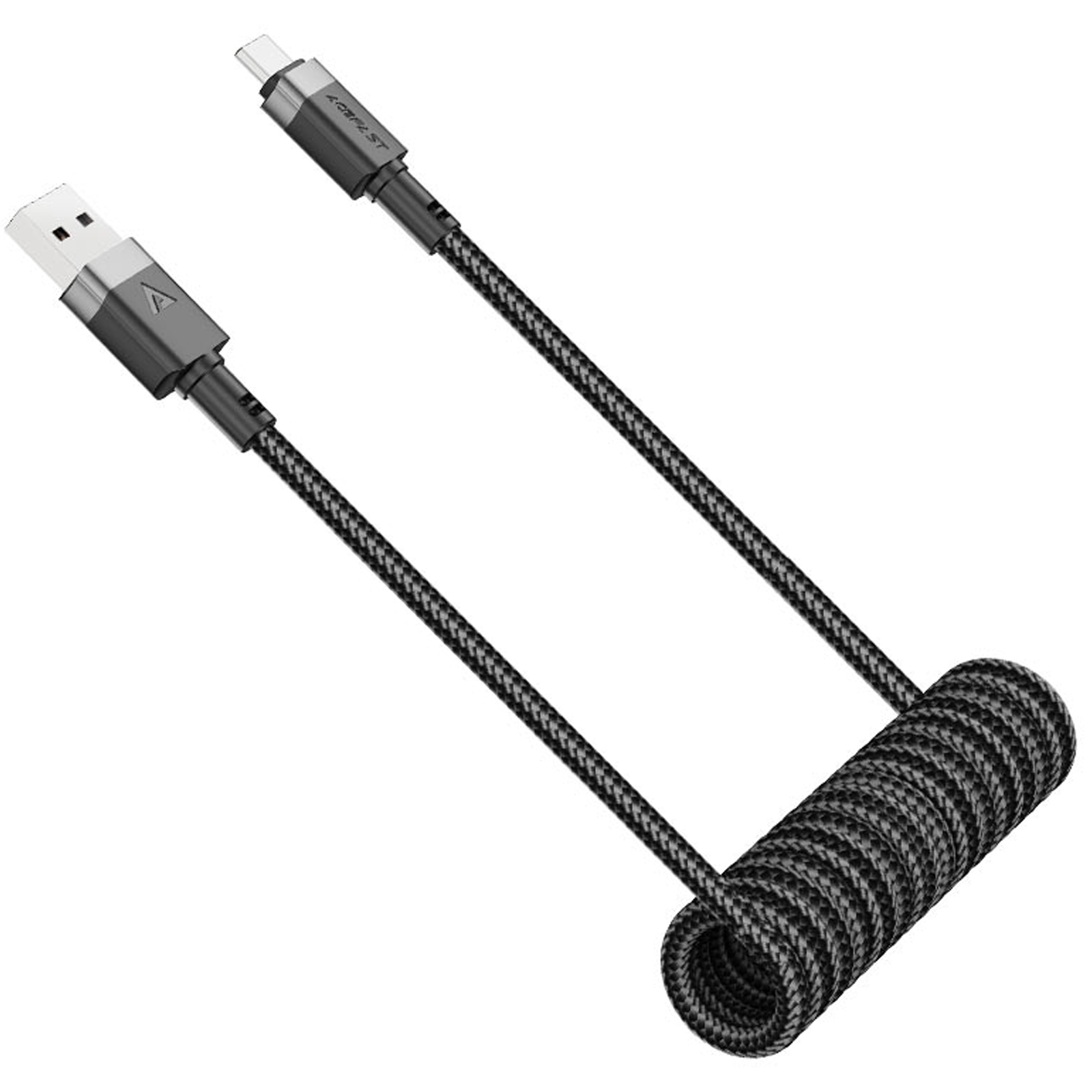 Дата кабель Acefast C14-04 USB to Type-C 3A (1.2m), Black 4, купити оптом з доставкою