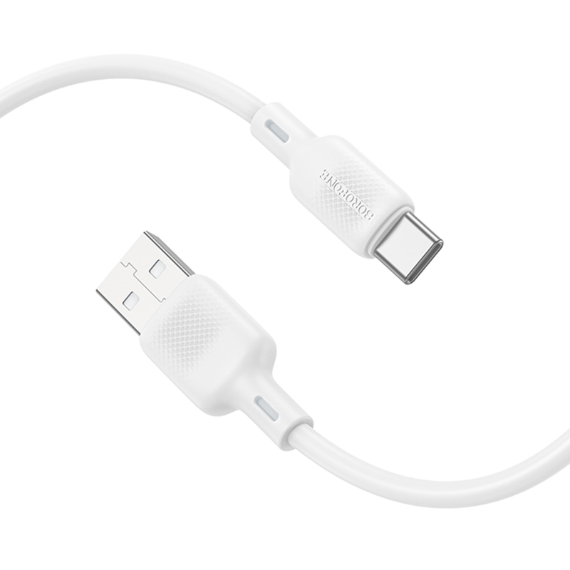 Дата кабель Borofone BX113 Lenny USB to Type-C 3A (1m) на малюнкі №2