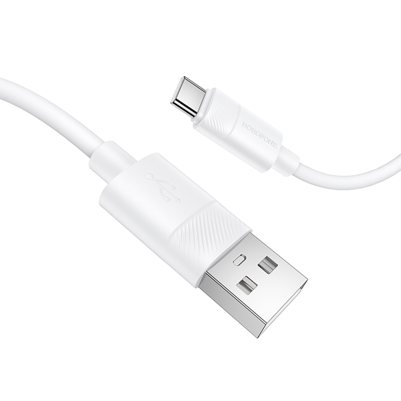 Дата кабель Borofone BX123 Leya USB to Type-C 36W (1m), White 2, купить оптом с доставкой