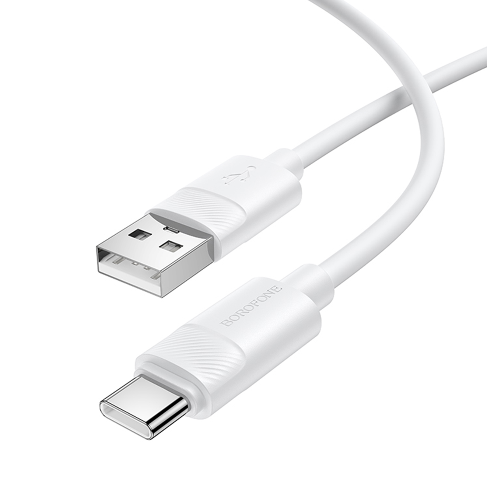Дата кабель Borofone BX123 Leya USB to Type-C 36W (1m), White 3, купить оптом с доставкой