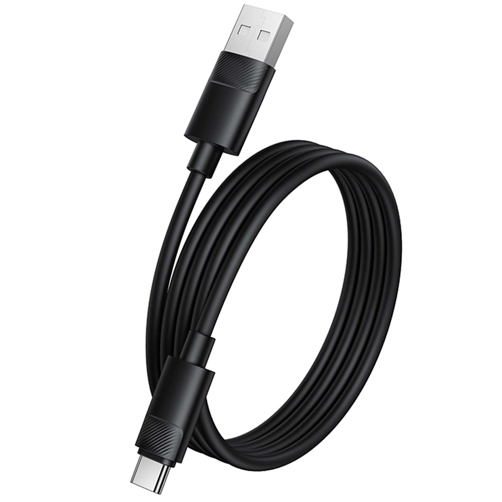 Дата кабель Borofone BX123 Leya USB to Type-C 36W (1m), Black 1, купить оптом с доставкой