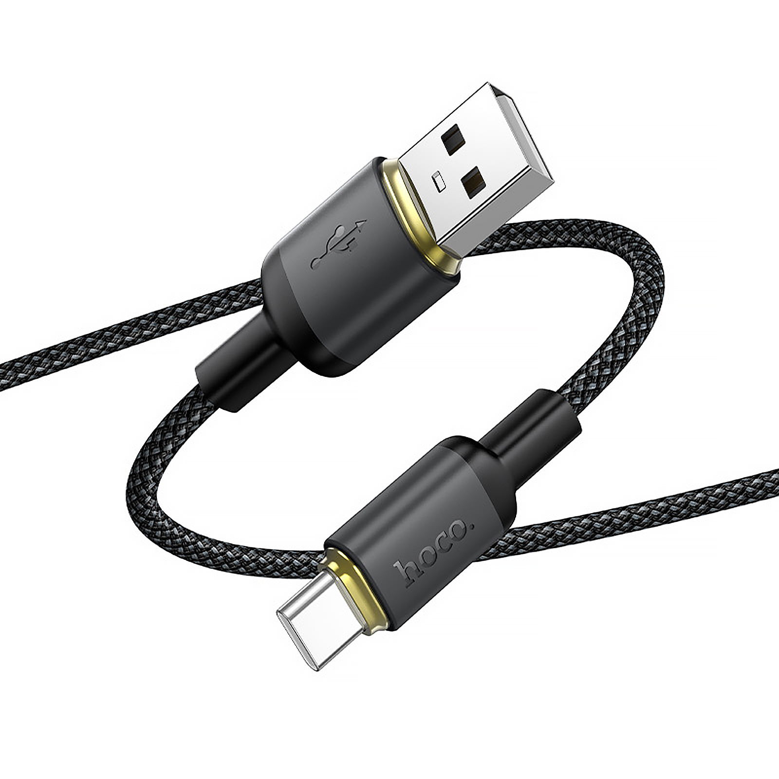 Дата кабель Hoco X128 Benefit USB to Type-C 36W (1m), Black 3, купить оптом с доставкой