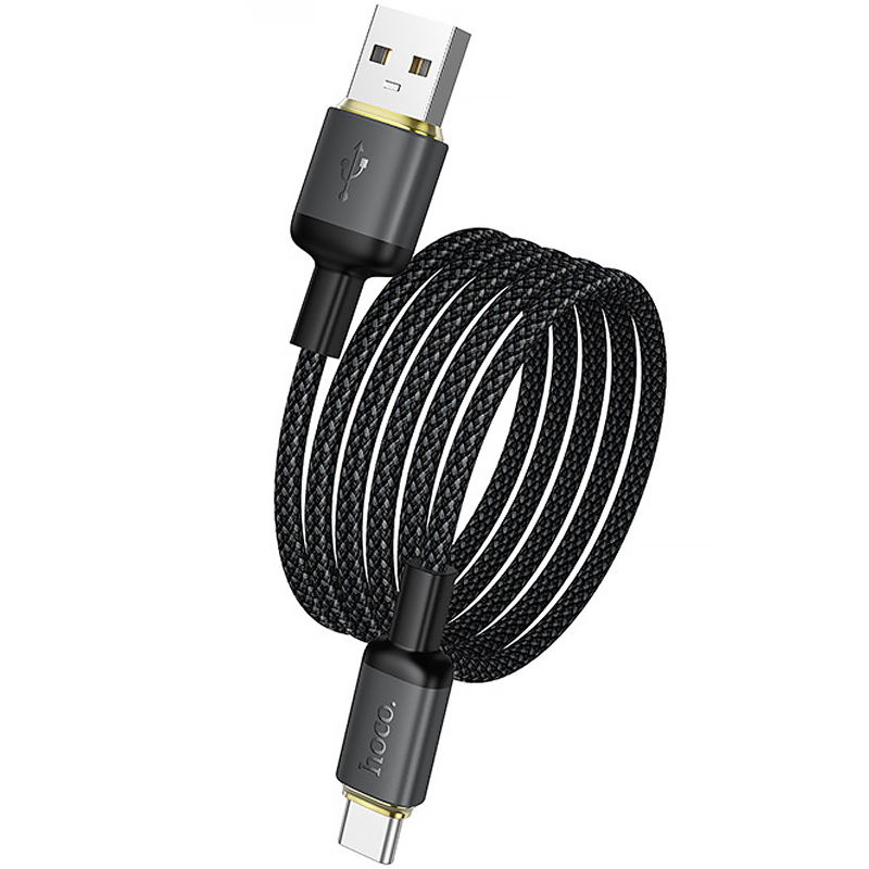 Дата кабель Hoco X128 Benefit USB to Type-C 36W (1m), Black 4, купить оптом с доставкой