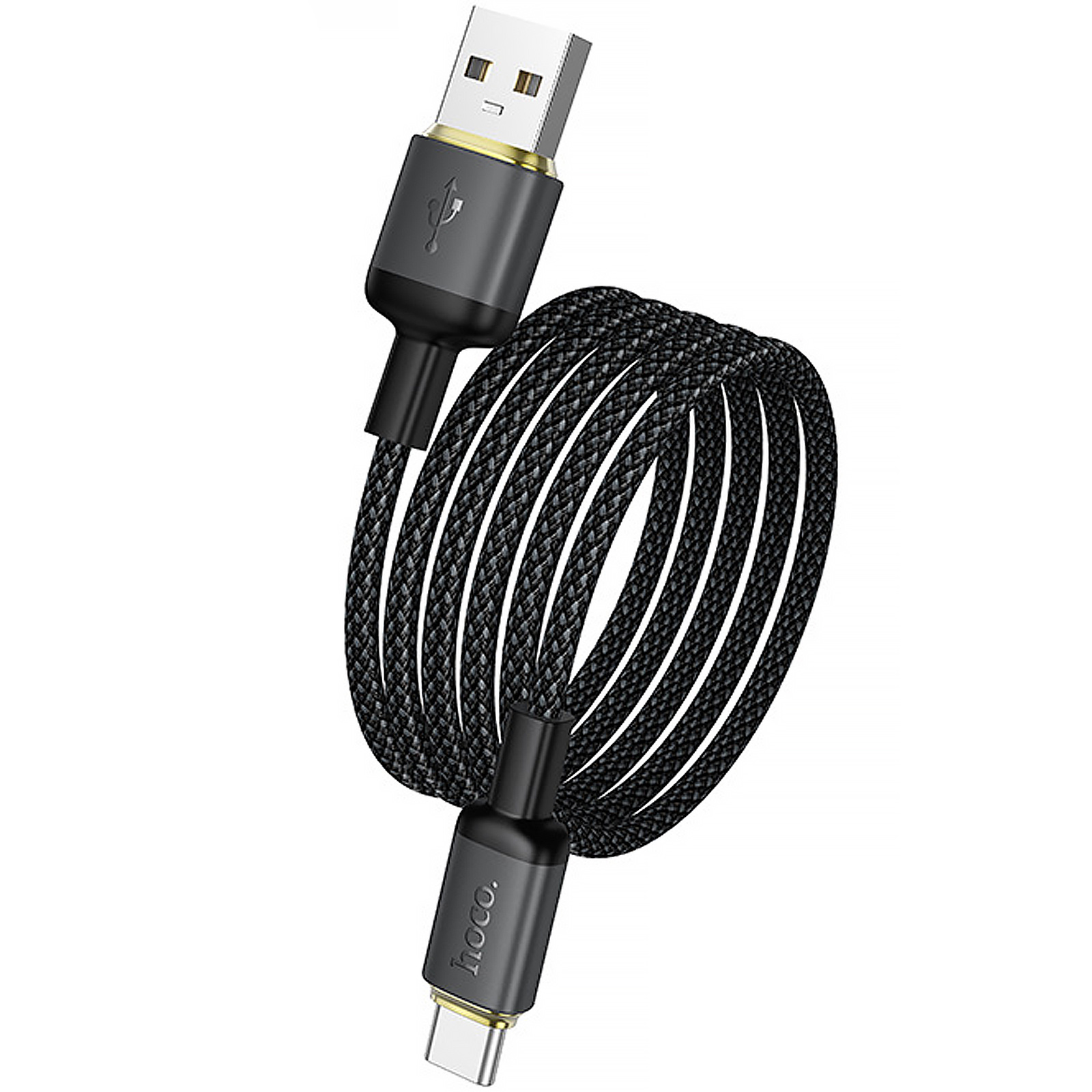 Дата кабель Hoco X128 Benefit USB to Type-C 36W (1m), Black 4, купить оптом с доставкой
