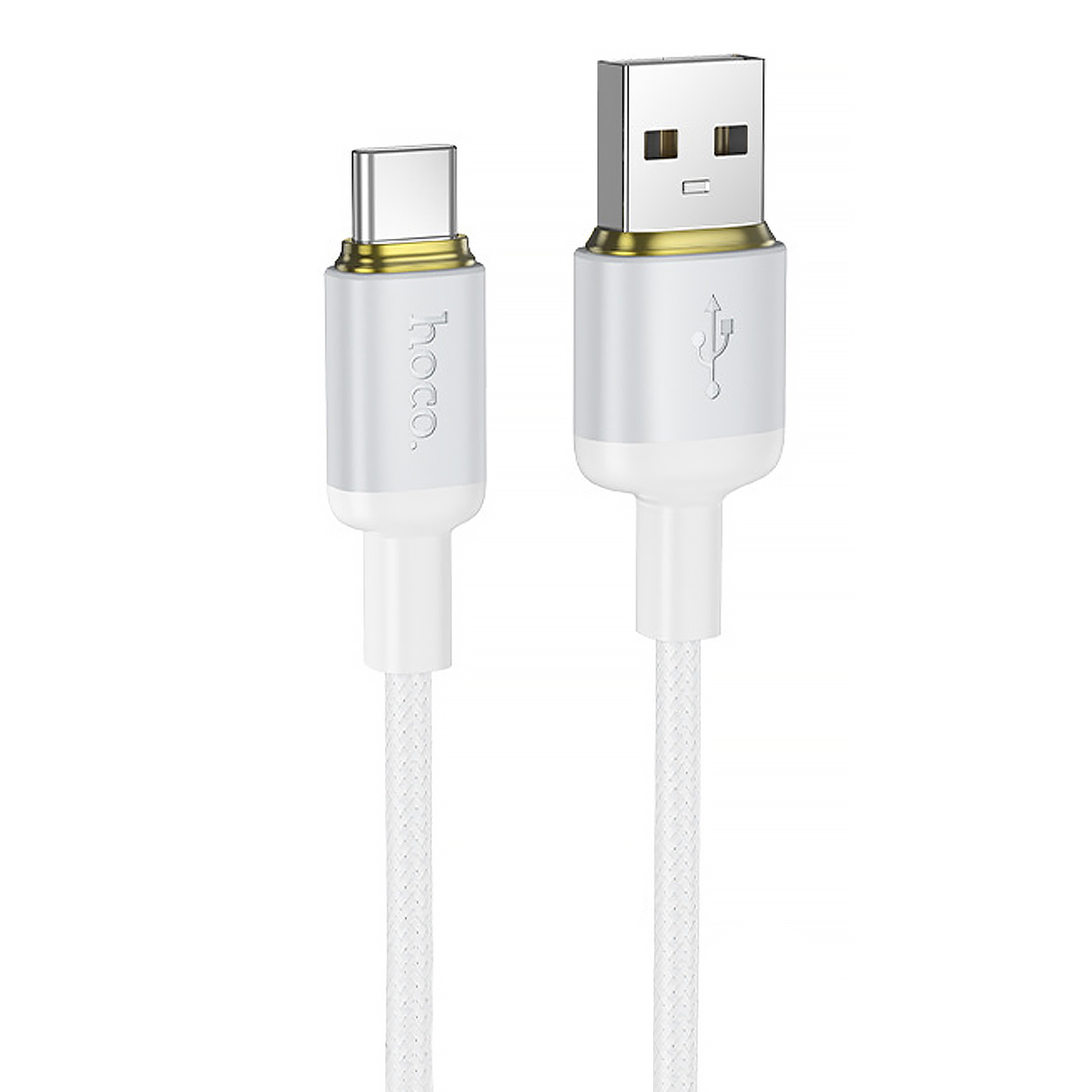 Дата кабель Hoco X128 Benefit USB to Type-C 36W (1m), White, купить оптом с доставкой