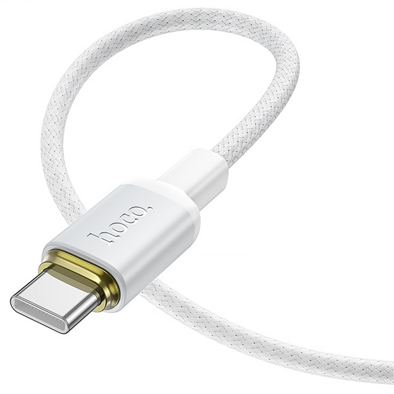 Дата кабель Hoco X128 Benefit USB to Type-C 36W (1m), White 3, купить оптом с доставкой