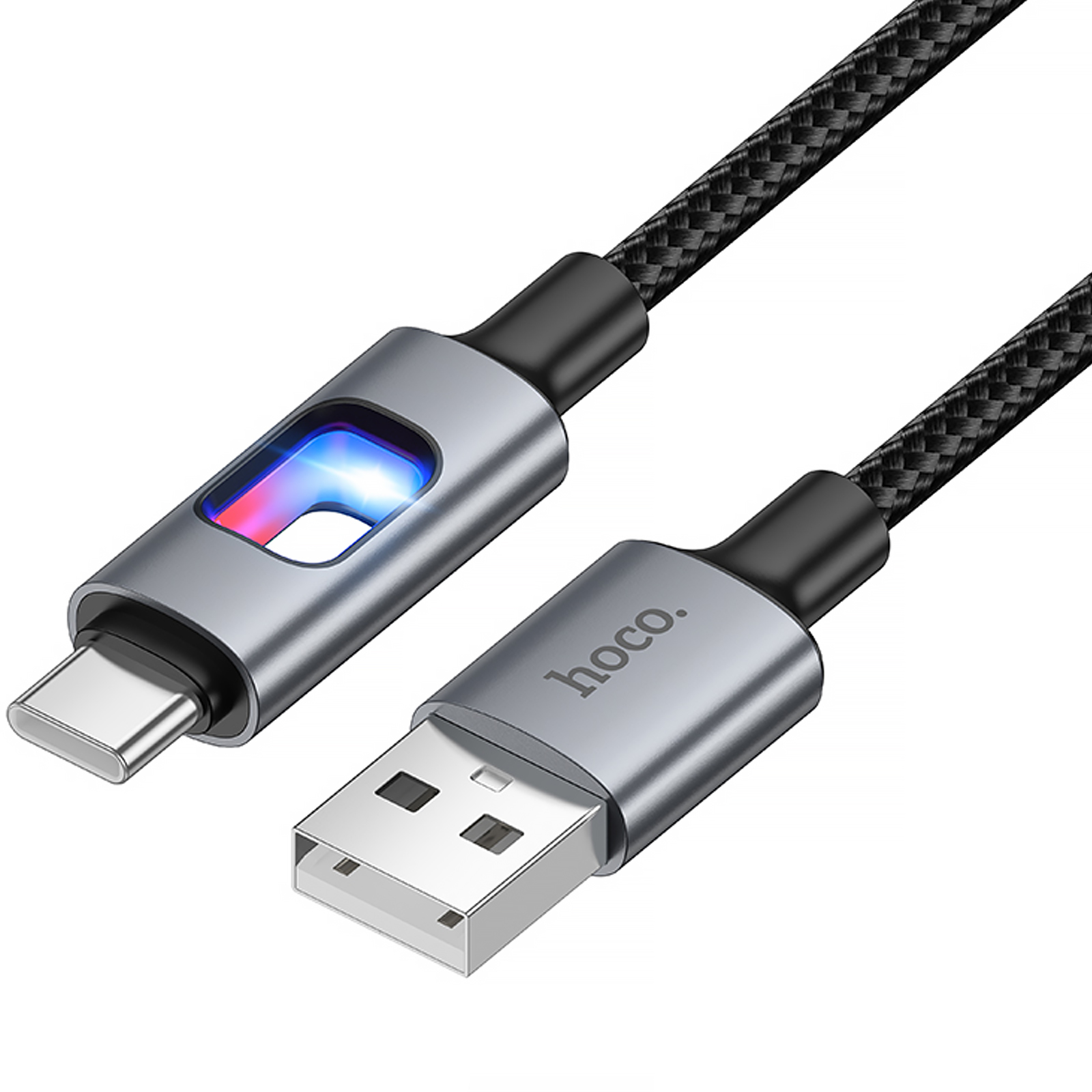 Уценка Дата кабель Hoco U144 New USB to Type-C 3A (1.2m), Вскрытая упаковка / Black 2, купить оптом с доставкой