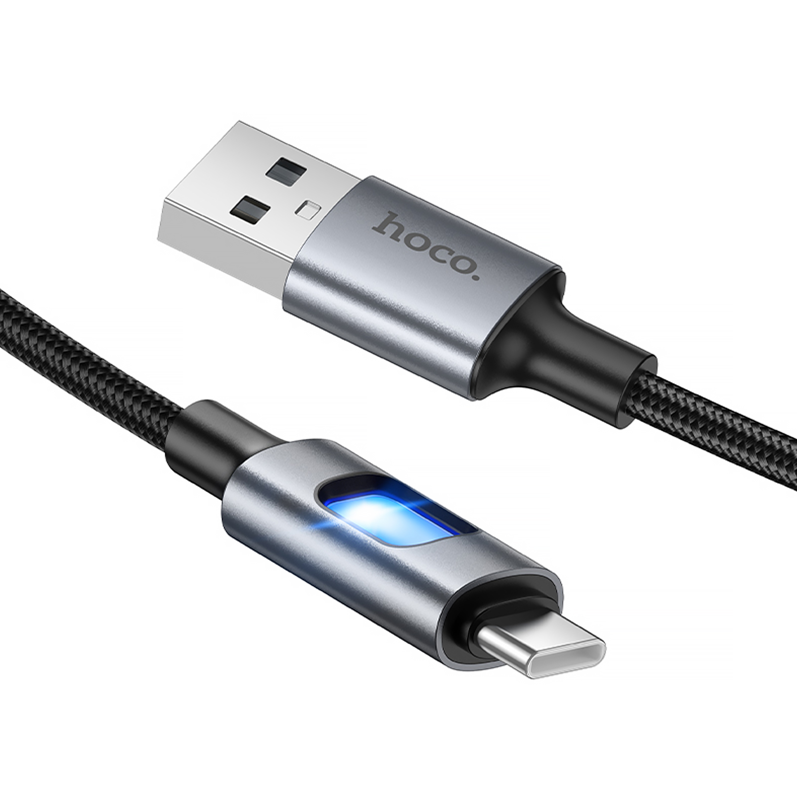 Уценка Дата кабель Hoco U144 New USB to Type-C 3A (1.2m), Вскрытая упаковка / Black 3, купить оптом с доставкой