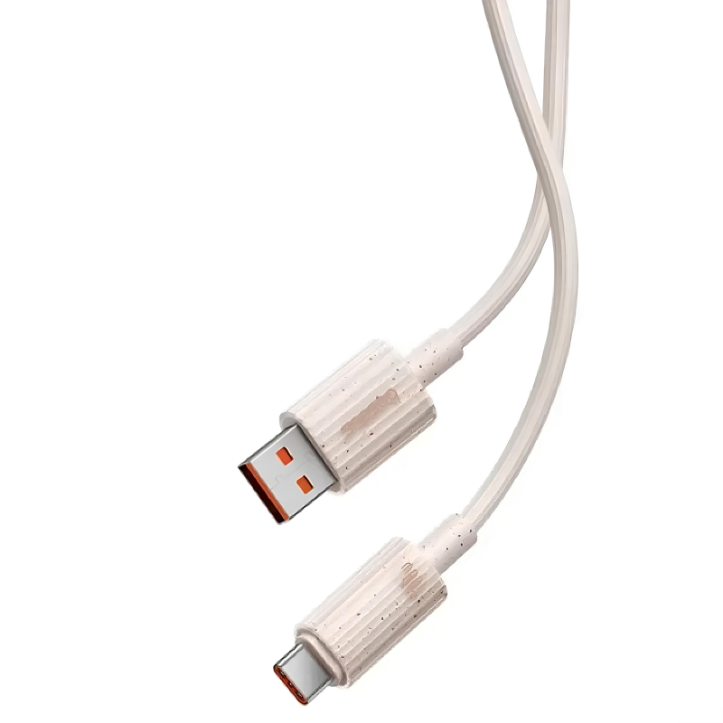 Уценка Дата кабель Baseus Habitat Series Fast Charging USB to Type-C 100W (2m) (P1036020), Поврежденная упаковка / Wheat Pink 2, купить оптом с доставкой