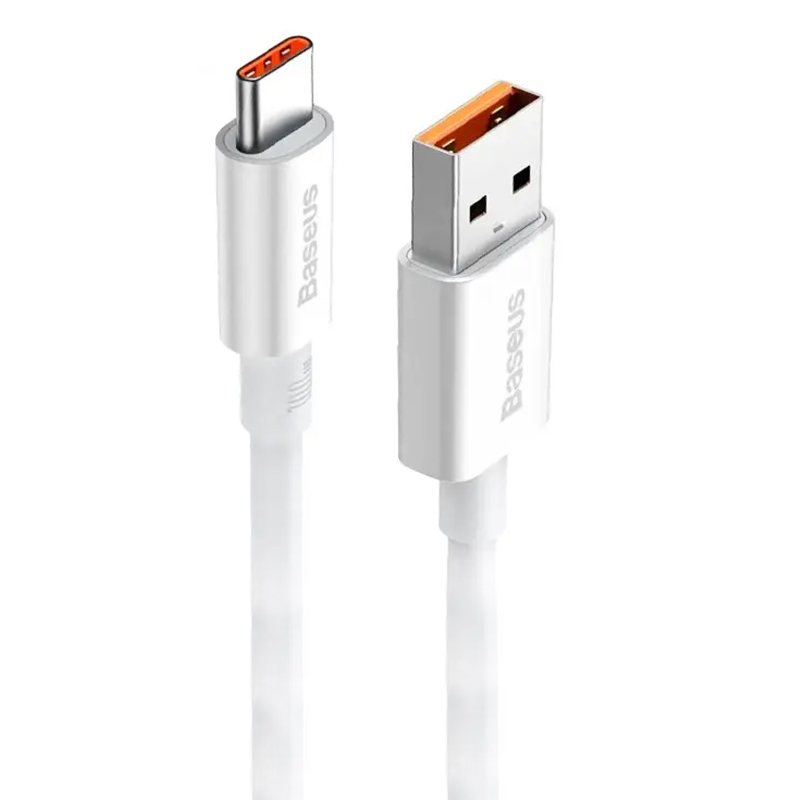 Дата кабель Baseus Superior Series Fast Charging USB to Type-C 100W (0.25m) (P10320102) на картинке №1