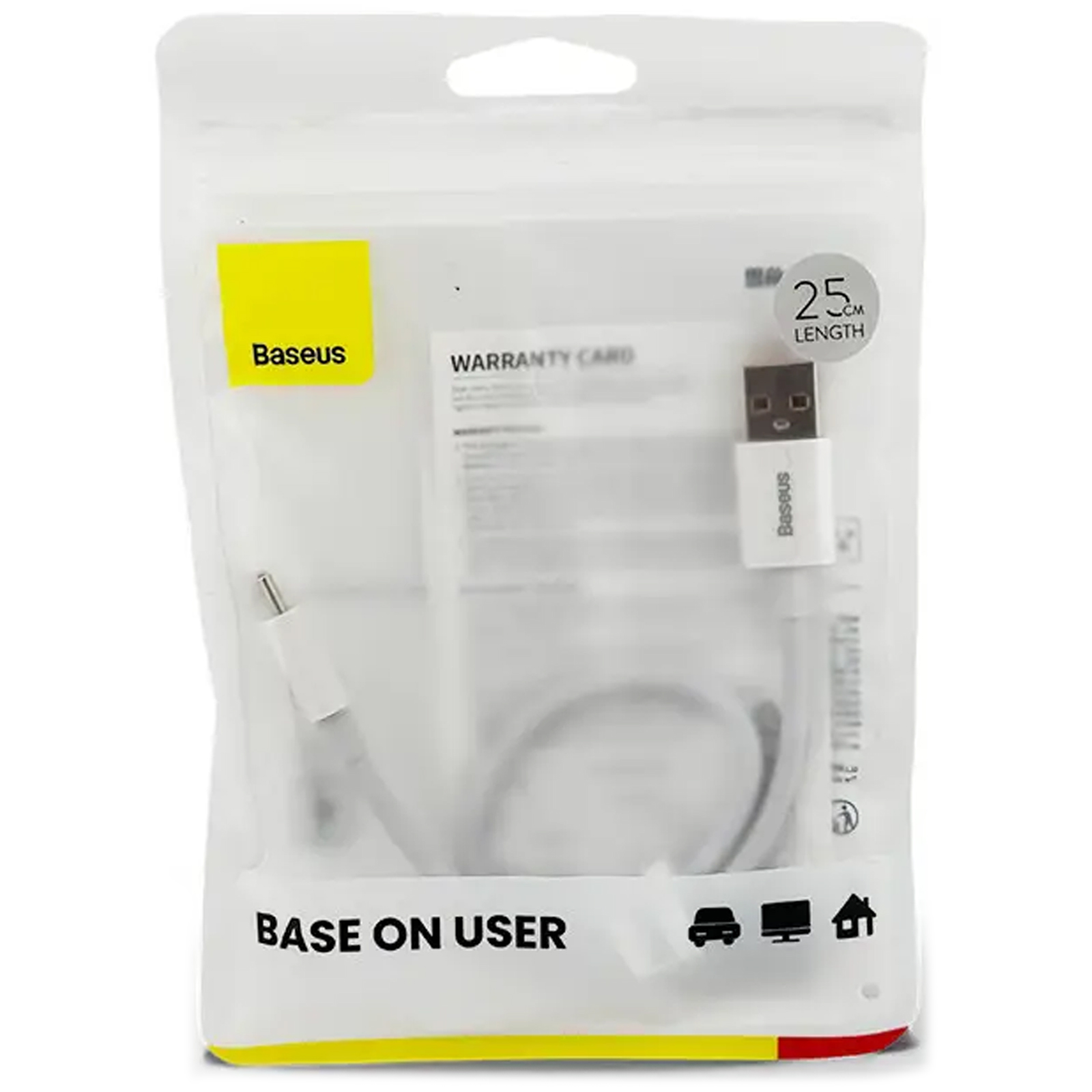 Дата кабель Baseus Superior Series Fast Charging USB to Type-C 100W (0.25m) (P10320102), Moon White 3, купить оптом с доставкой