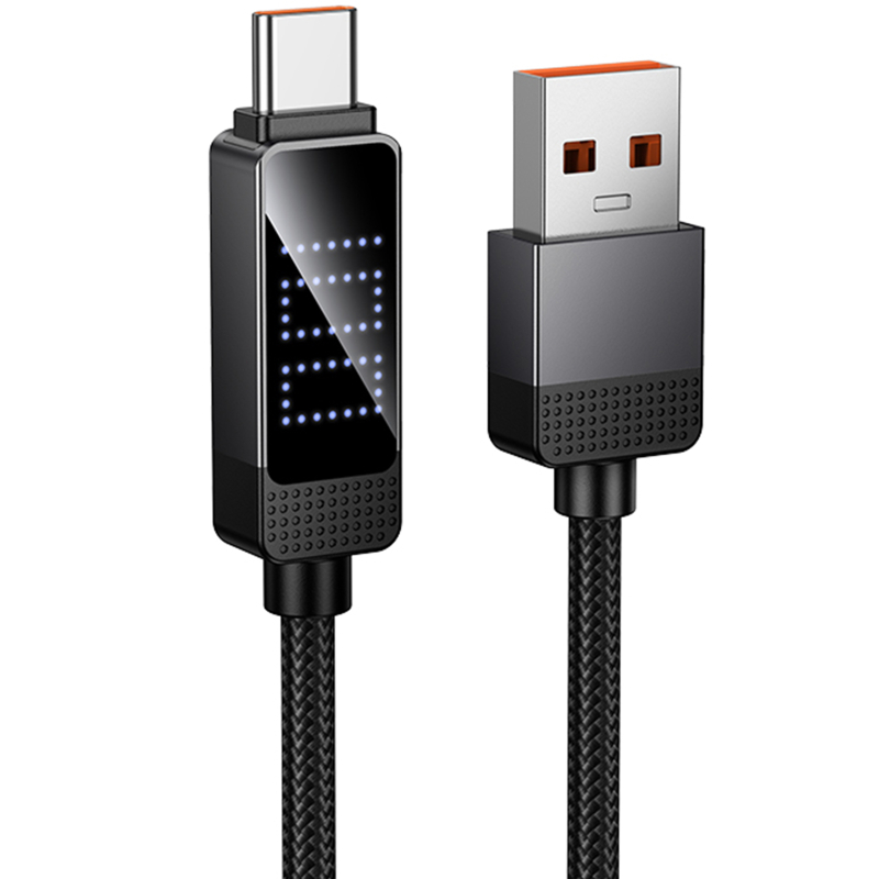 Дата кабель Hoco U154 Matrix USB to Type-C 100W (1m) на малюнкі №1