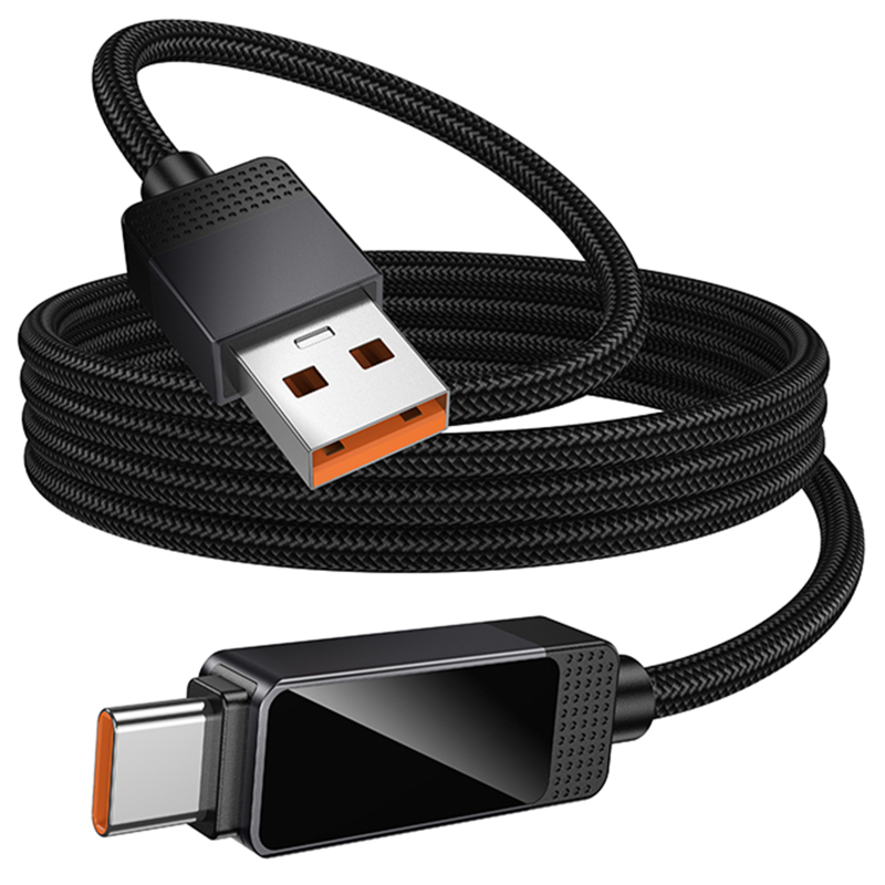 Дата кабель Hoco U154 Matrix USB to Type-C 100W (1m) на малюнкі №3