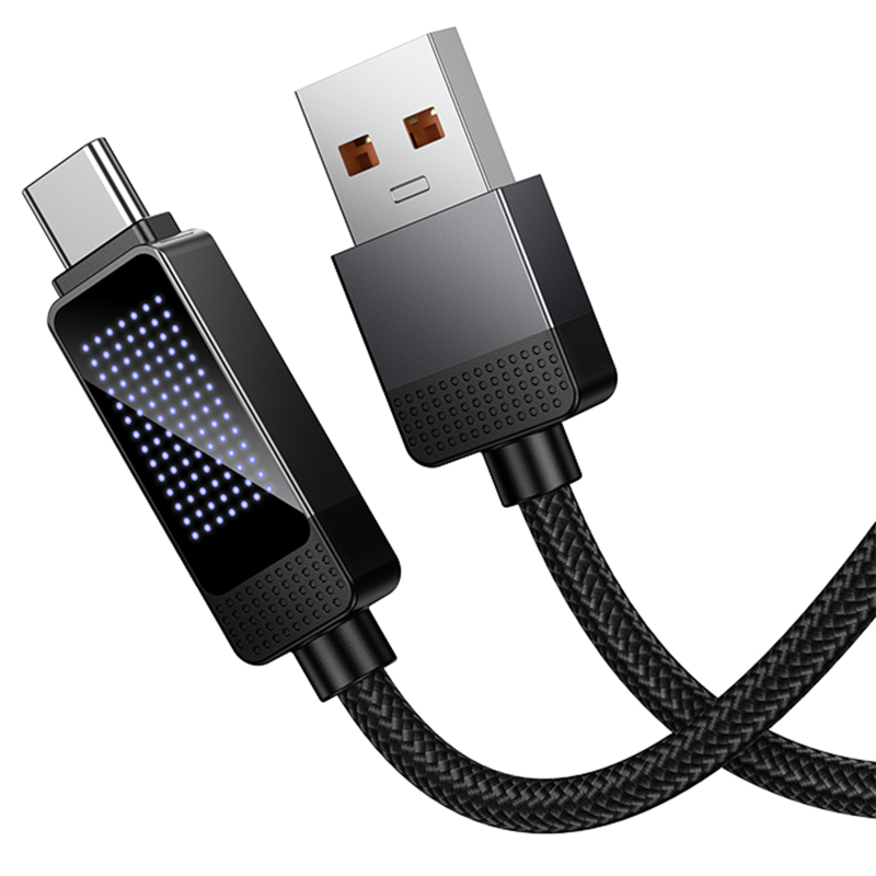 Дата кабель Hoco U154 Matrix USB to Type-C 100W (1m) на малюнкі №5