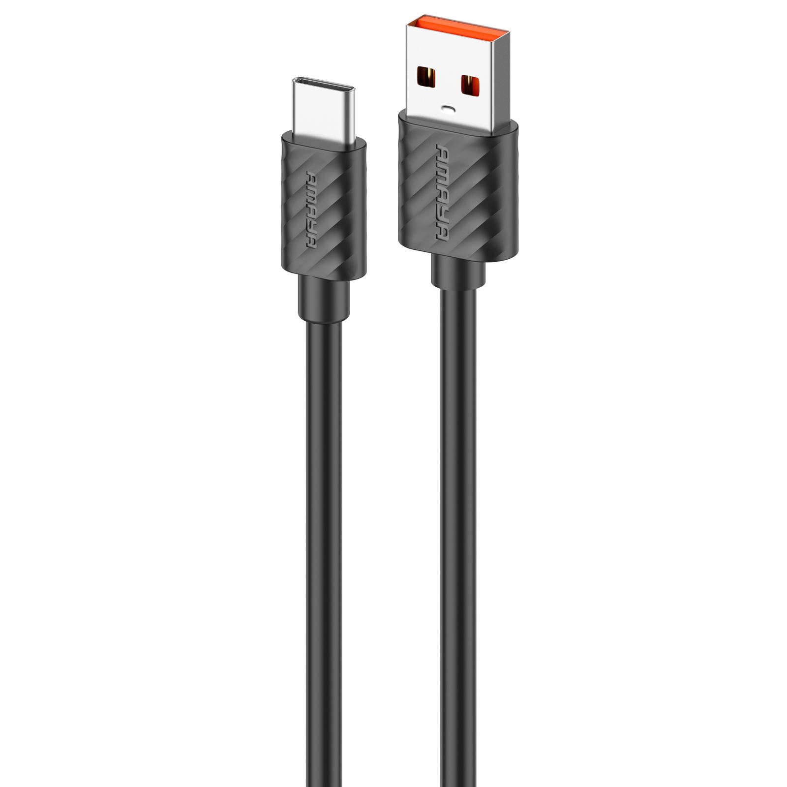 Дата кабель Amaya C77 USB to Type-C 3A (1m), Black, купити оптом з доставкою
