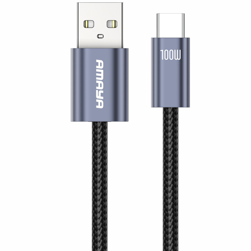 Дата кабель Amaya 61C USB to Type-C 100W (1m), купить оптом с доставкой