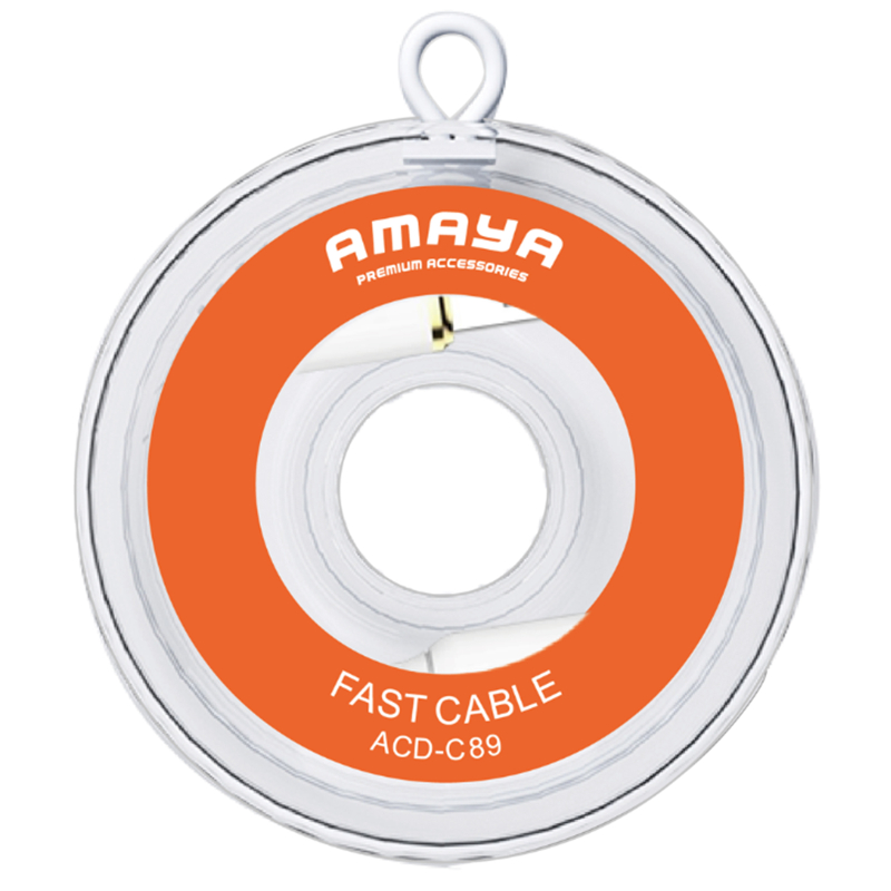 Дата кабель Amaya 89C USB to Type-C 3A (1m) на картинке №2