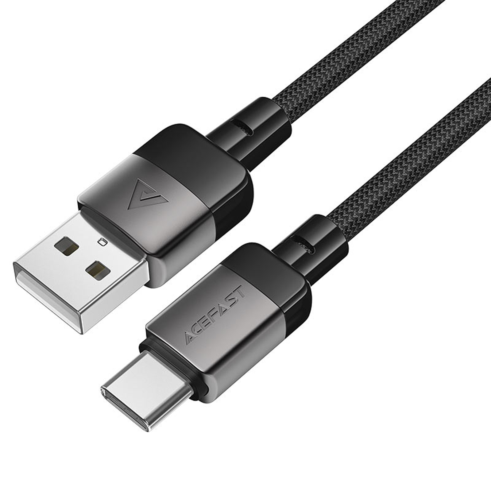 Дата кабель Acefast C9-04 USB to Type-C 3A (1.2m), Black 3, купить оптом с доставкой