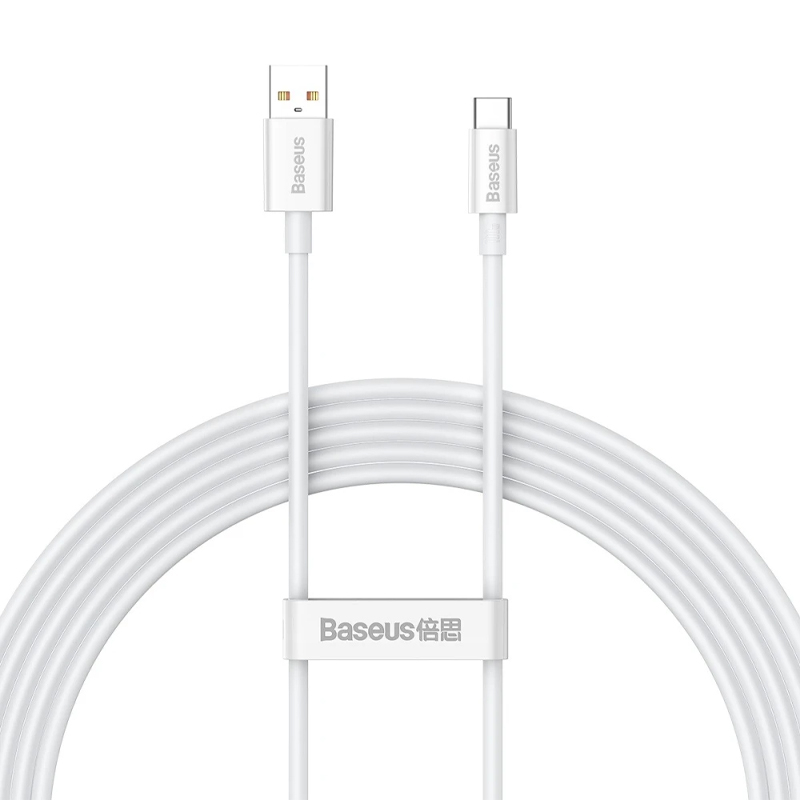 Дата кабель Baseus Superior Series Fast Charging USB to Type-C 100W (2m) (P10320102214) на малюнкі №1