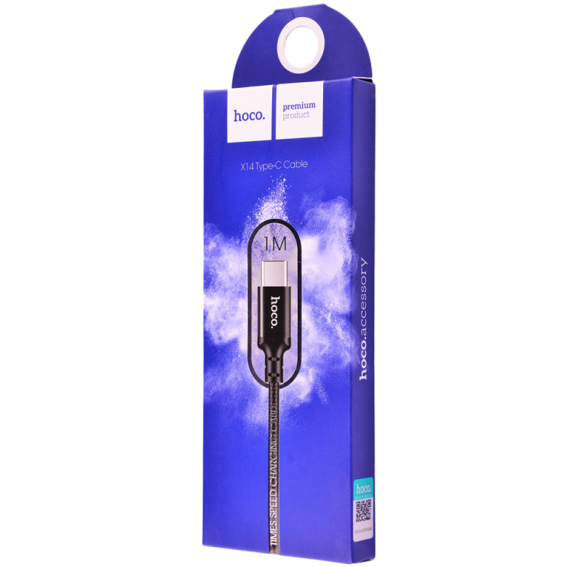 Дата кабель Hoco X14 Times Speed USB to Type-C (1m) на малюнкі №1