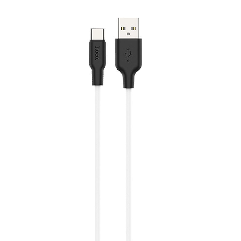 Дата кабель Hoco X21 Plus Silicone Type-C Cable (1m) на малюнкі №1