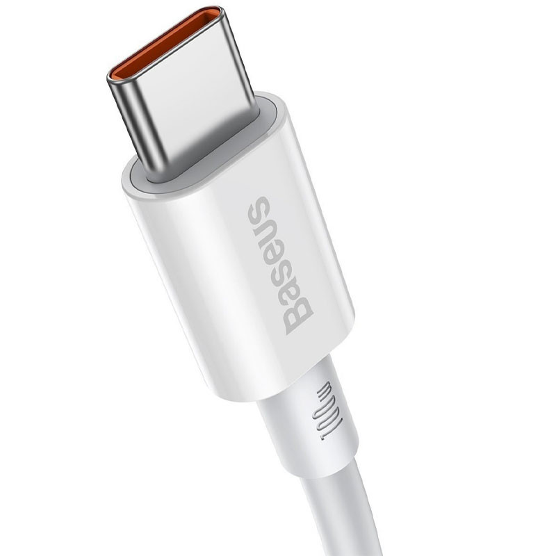 Дата кабель Baseus Superior Series Fast Charging Type-C to Type-C PD 100W (2m) (CATYS-C) Зображення №2 Дата кабель Baseus Superior Series Fast Charging Type-C to Type-C PD 100W (2m) (CATYS-C) дивитися фото №2