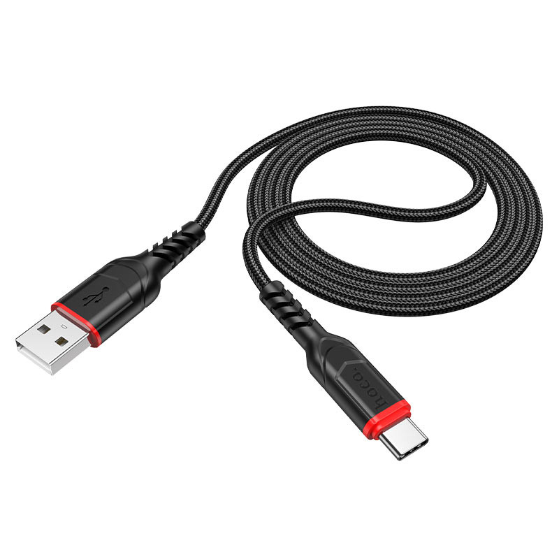 Дата кабель Hoco X59 Victory USB to Type-C (1m) Зображення №2 Дата кабель Hoco X59 Victory USB to Type-C (1m) дивитися фото №2