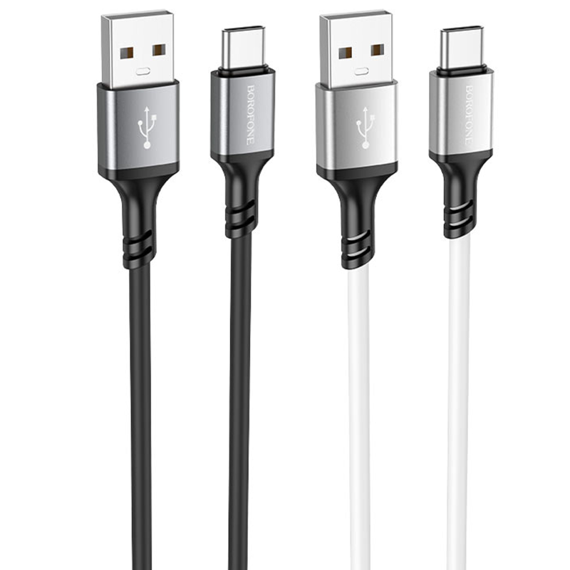 Дата кабель Borofone BX83 Famous USB to Type-C 3A (1m), купить оптом с доставкой