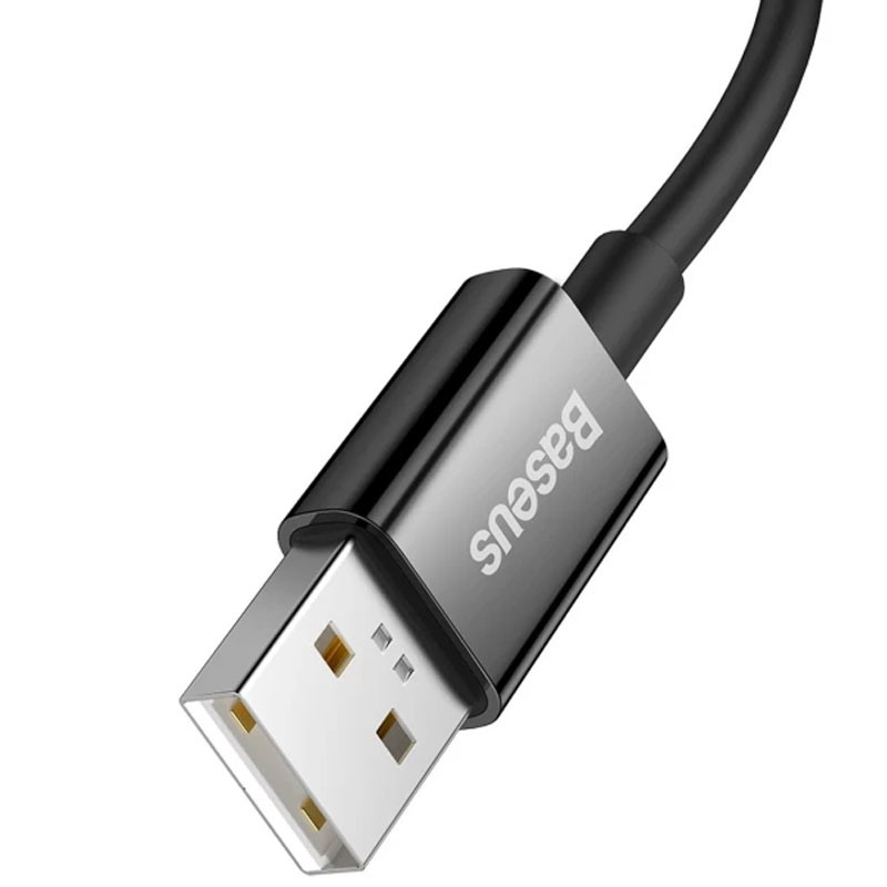 Дата кабель Baseus Superior Series (SUPERVOOC) Fast Charging USB to Type-C 65W 1m (CAYS00090) на малюнкі №3