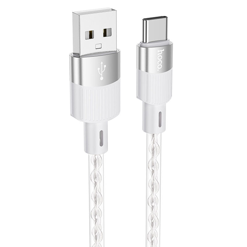 Дата кабель Hoco X99 Crystal Junction USB to Type-C (1.2m) Зображення №1 Дата кабель Hoco X99 Crystal Junction USB to Type-C (1.2m) дивитися фото №1