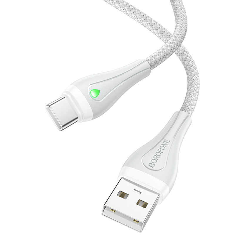 Дата кабель Borofone BX100 Advantage USB to Type-C (1m) Зображення №3 Дата кабель Borofone BX100 Advantage USB to Type-C (1m) дивитися фото №3