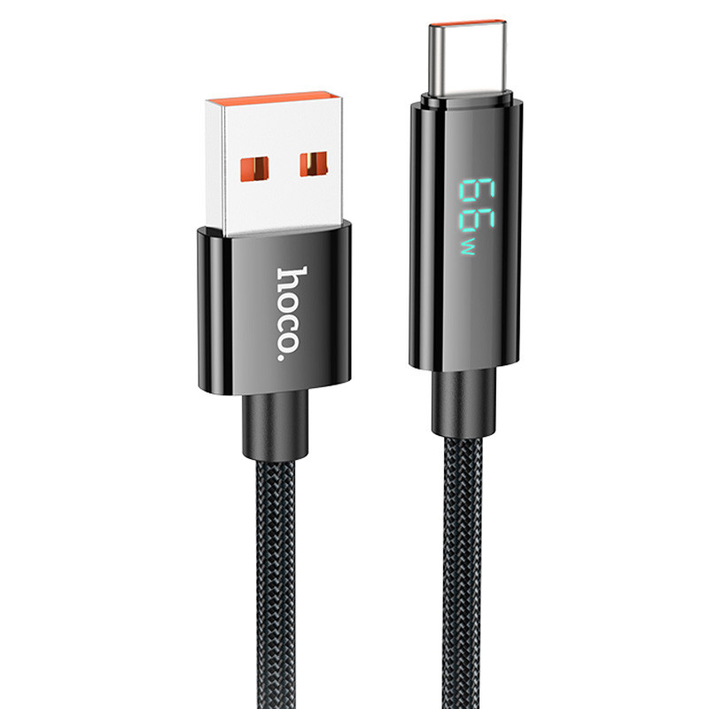 Дата кабель Hoco U125 Benefit 5A USB to Type-C (1.2m) Зображення №1 Дата кабель Hoco U125 Benefit 5A USB to Type-C (1.2m) дивитися фото №1