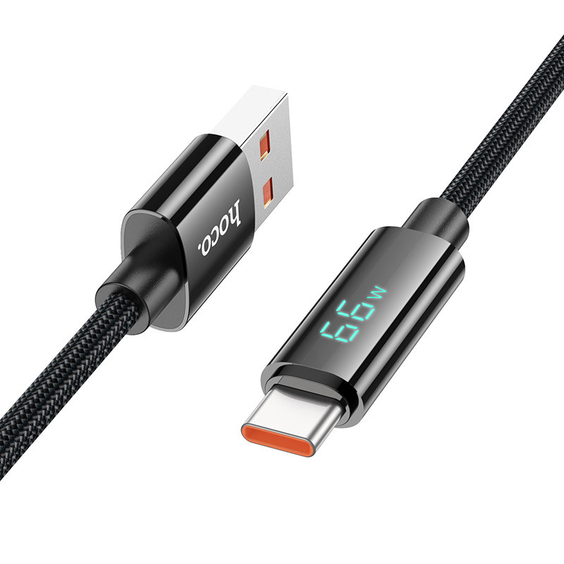 Дата кабель Hoco U125 Benefit 5A USB to Type-C (1.2m) Зображення №2 Дата кабель Hoco U125 Benefit 5A USB to Type-C (1.2m) дивитися фото №2