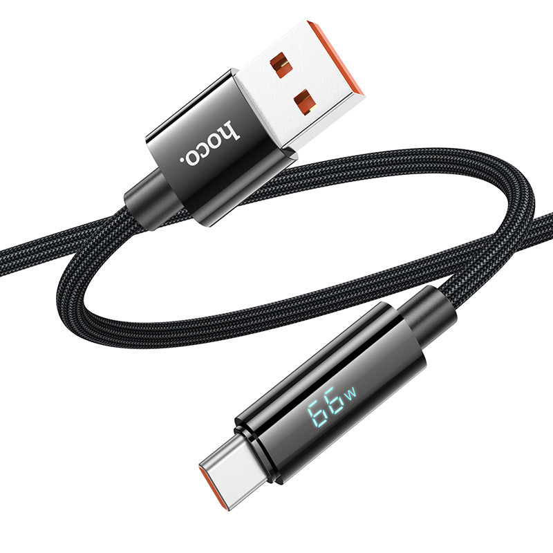 Дата кабель Hoco U125 Benefit 5A USB to Type-C (1.2m) Зображення №3 Дата кабель Hoco U125 Benefit 5A USB to Type-C (1.2m) дивитися фото №3
