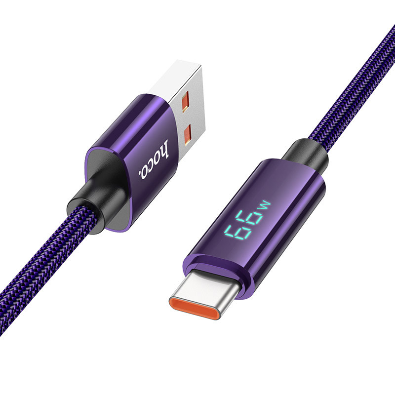 Дата кабель Hoco U125 Benefit 5A USB to Type-C (1.2m) дивитися фото №2