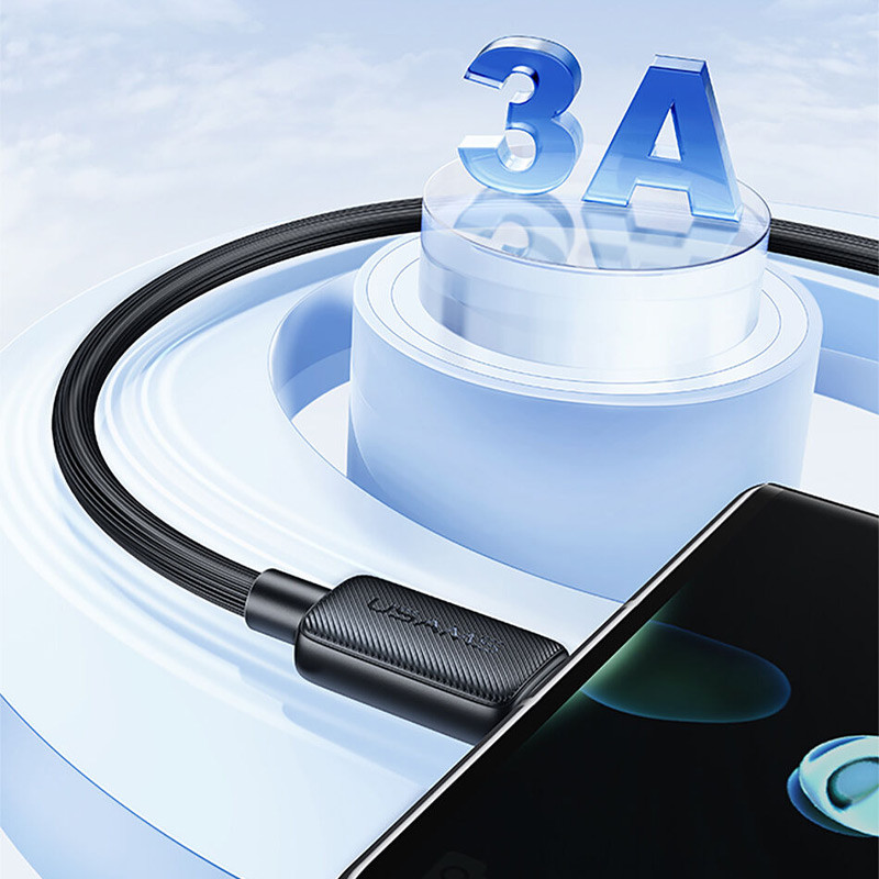 Дата кабель USAMS US-SJ688 USB to Type-C 3A KY Series (1m) дивитися фото №2