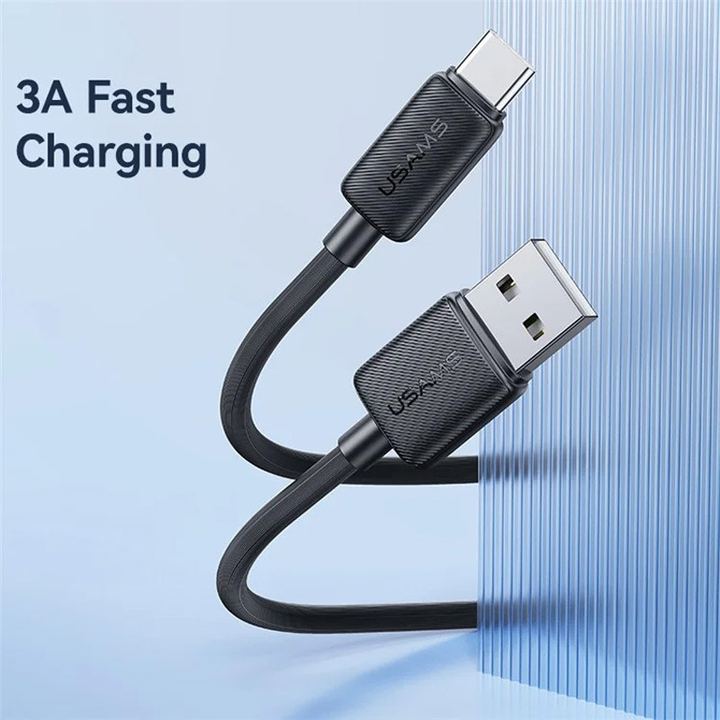 Дата кабель USAMS US-SJ688 USB to Type-C 3A KY Series (1m) дивитися фото №8