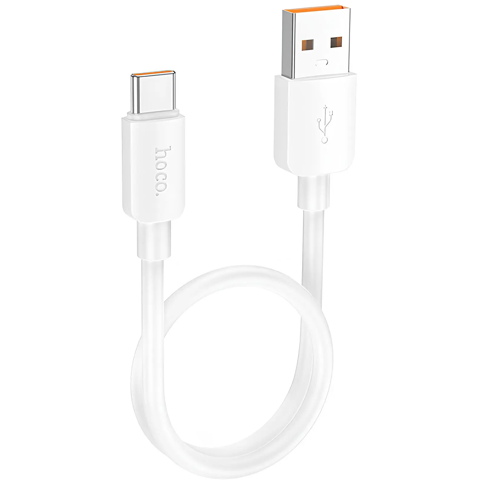 Дата кабель Hoco X96 Hyper USB to Type-C 100W (0.25m), White, купить оптом с доставкой