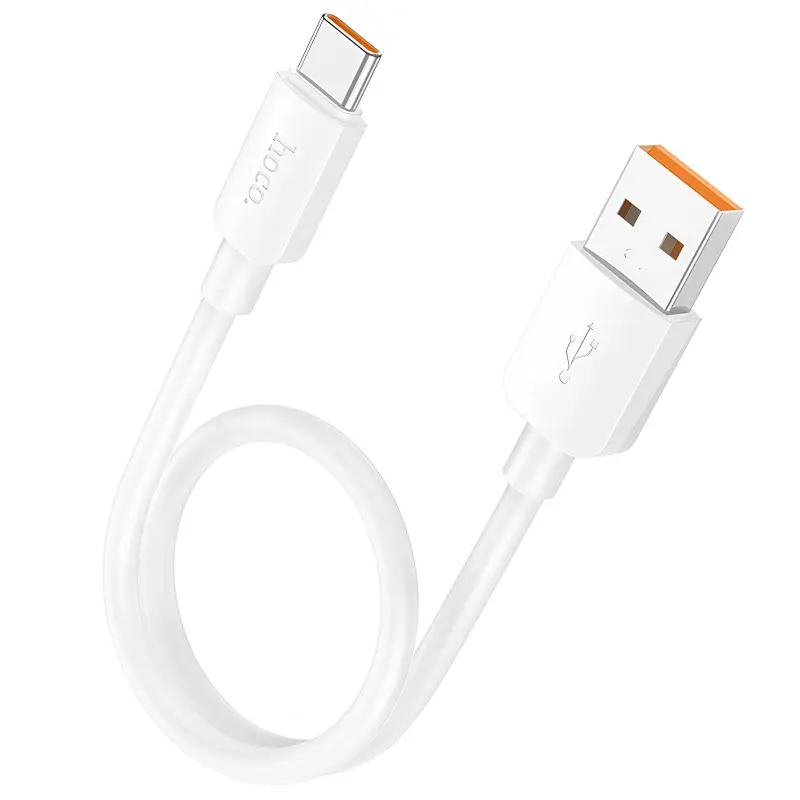 Дата кабель Hoco X96 Hyper USB to Type-C 100W (0.25m), White 3, купить оптом с доставкой
