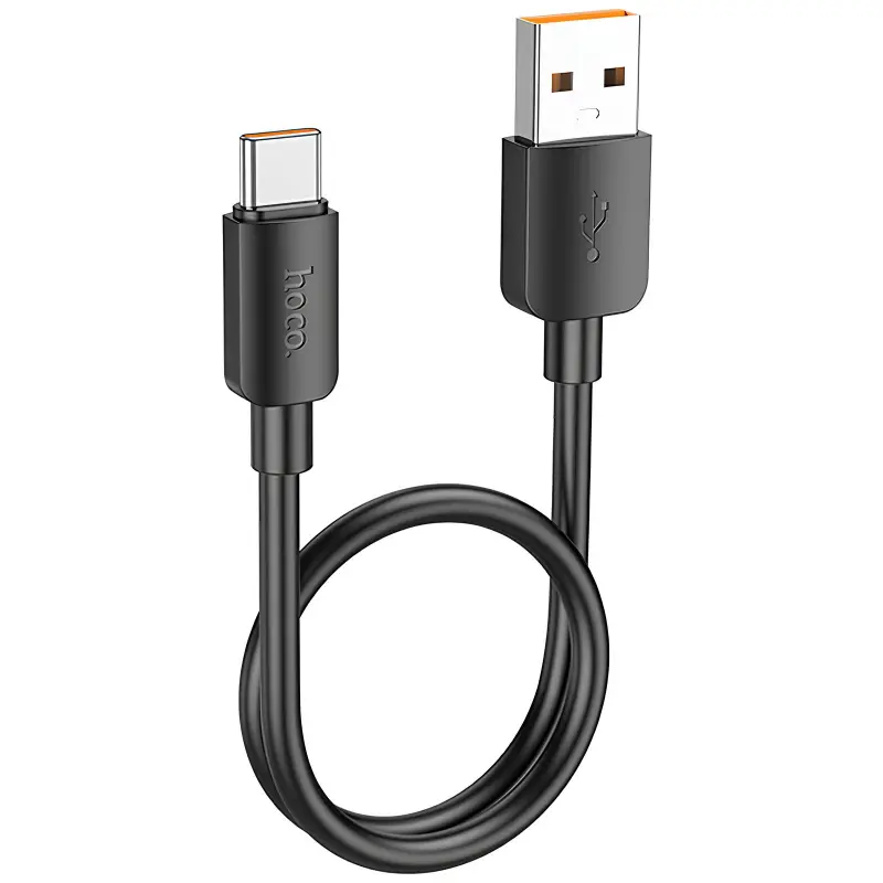 Дата кабель Hoco X96 Hyper USB to Type-C 100W (0.25m), Black, купить оптом с доставкой