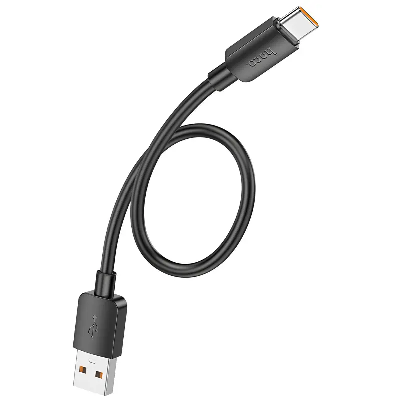 Дата кабель Hoco X96 Hyper USB to Type-C 100W (0.25m), Black 3, купить оптом с доставкой