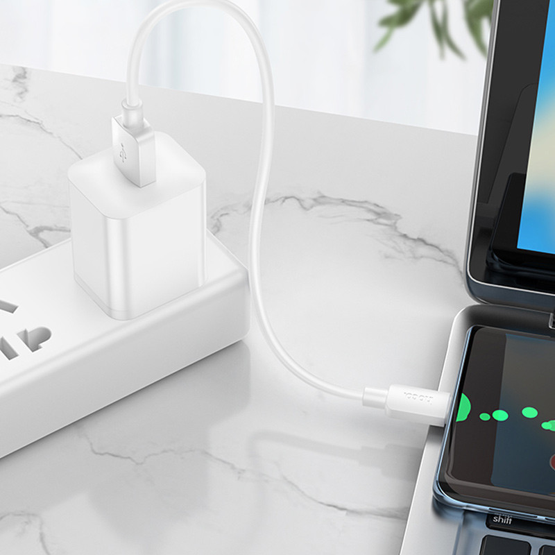 Дата кабель Hoco X96 Hyper USB to Type-C 27W (0.25m) на малюнкі №3