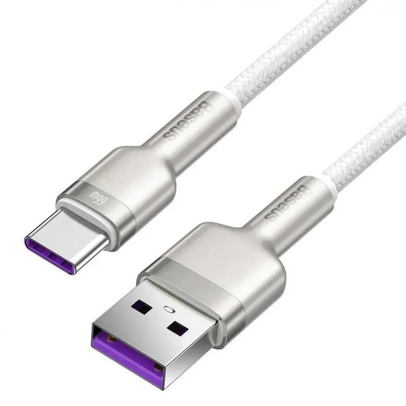 Дата кабель Baseus Cafule Metal Data USB to Type-C 66W (2m) (CAKF0002) на малюнкі №2