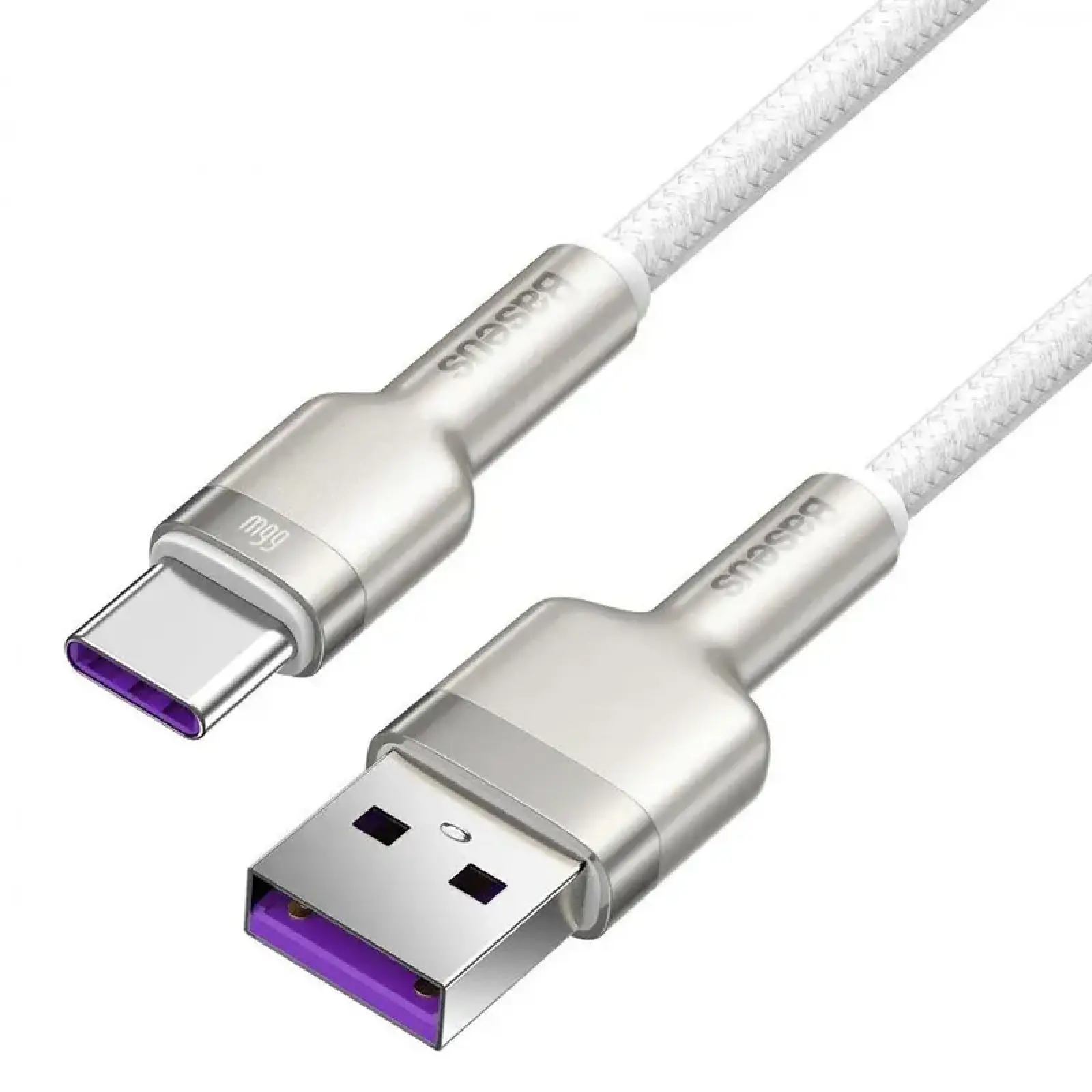 Дата кабель Baseus Cafule Metal Data USB to Type-C 66W (2m) (CAKF0002), White 1, купить оптом с доставкой