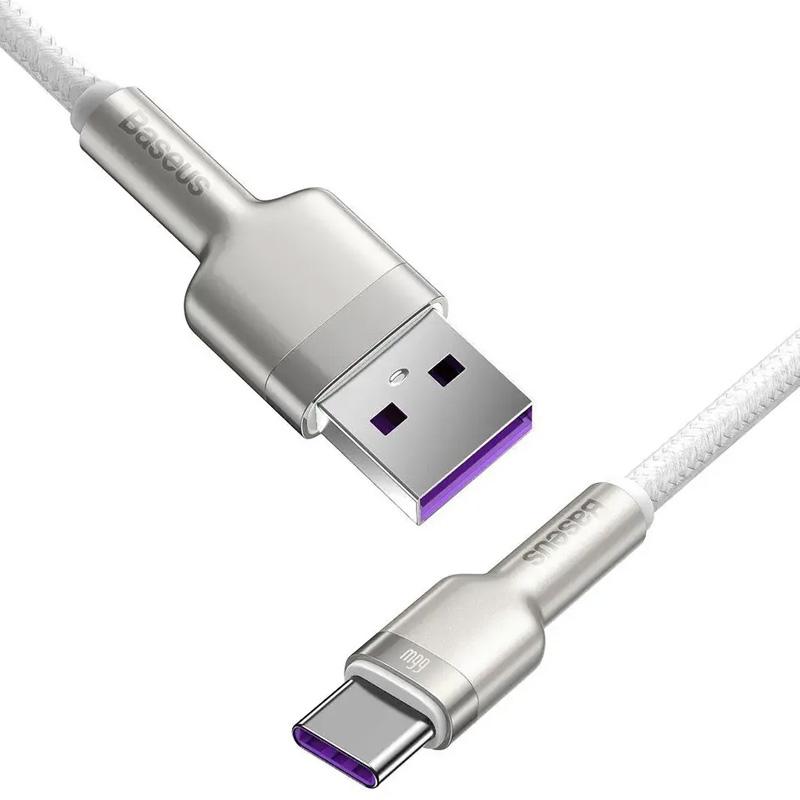 Дата кабель Baseus Cafule Metal Data USB to Type-C 66W (2m) (CAKF0002) на малюнкі №3