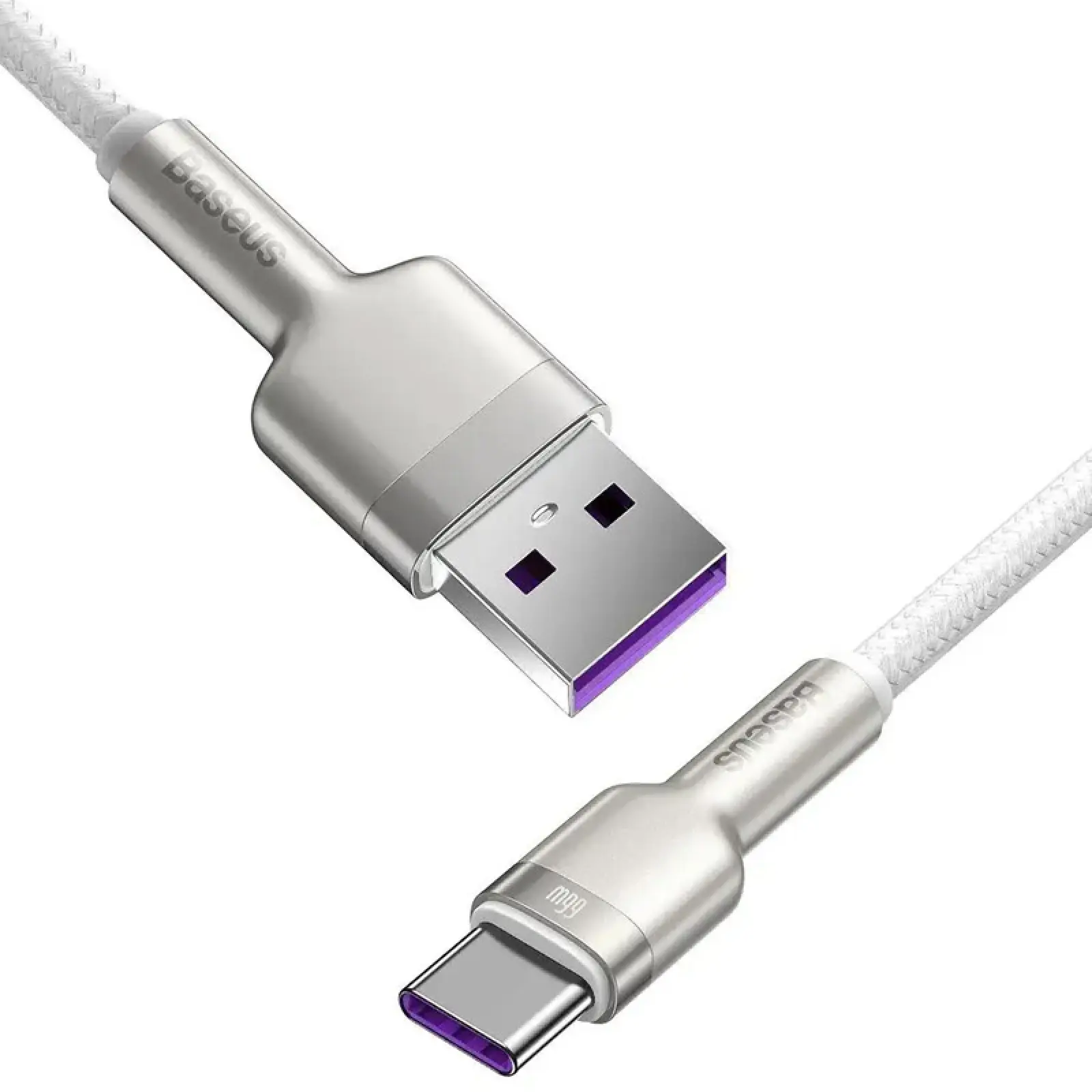 Дата кабель Baseus Cafule Metal Data USB to Type-C 66W (2m) (CAKF0002), White 2, купить оптом с доставкой