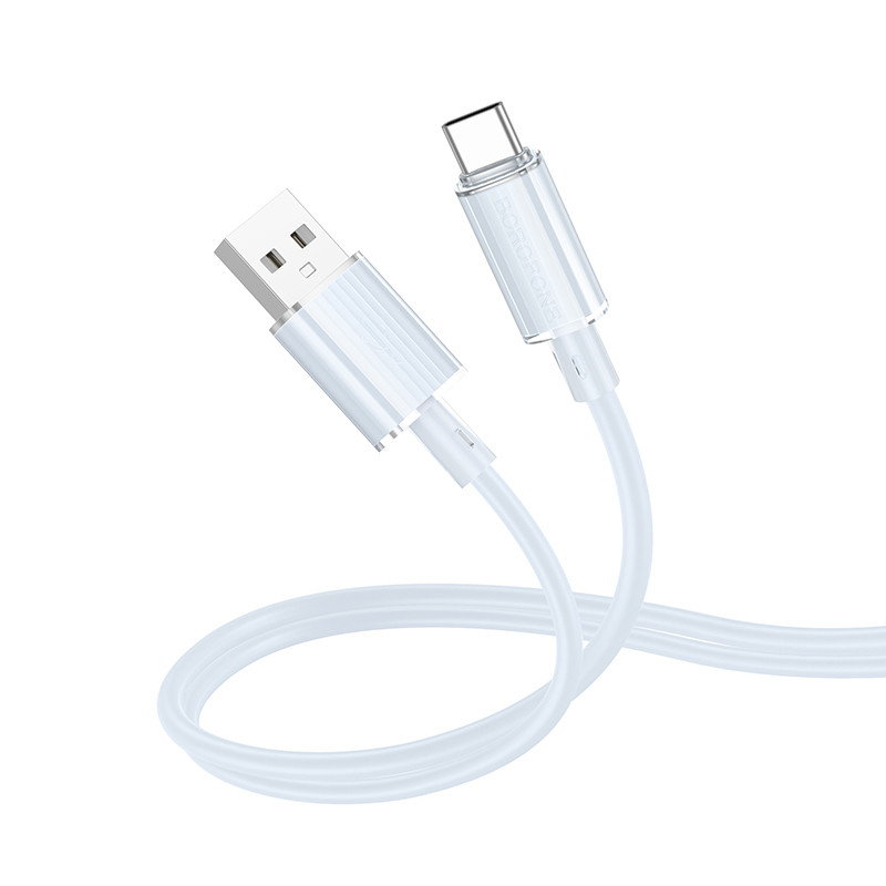 Дата кабель Borofone BX112 Lemon USB to Type-C 3.0A (1m) на малюнкі №1